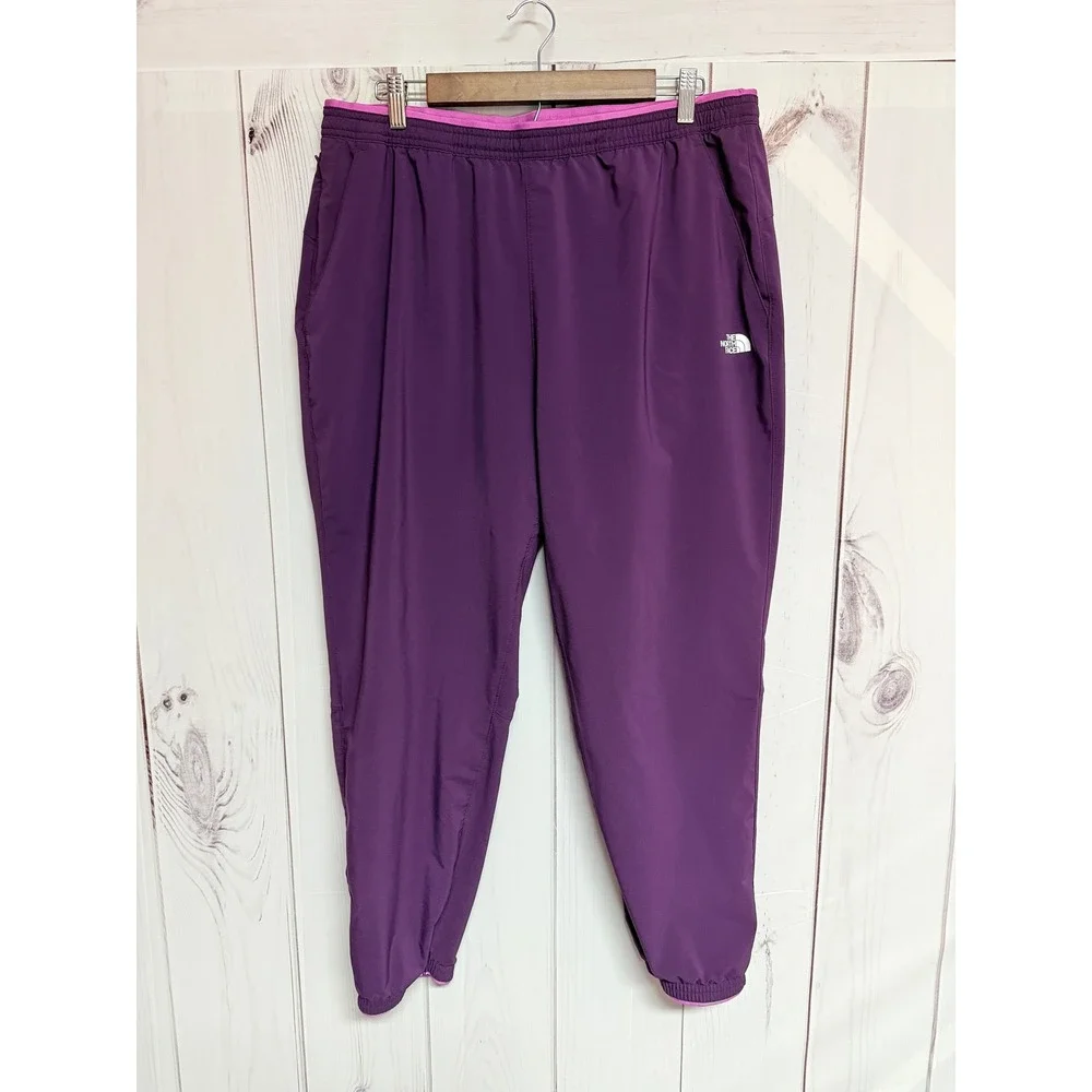 The North Face Womens Wander Joggers 2.0 XL Purple FlashDry-XD EUC